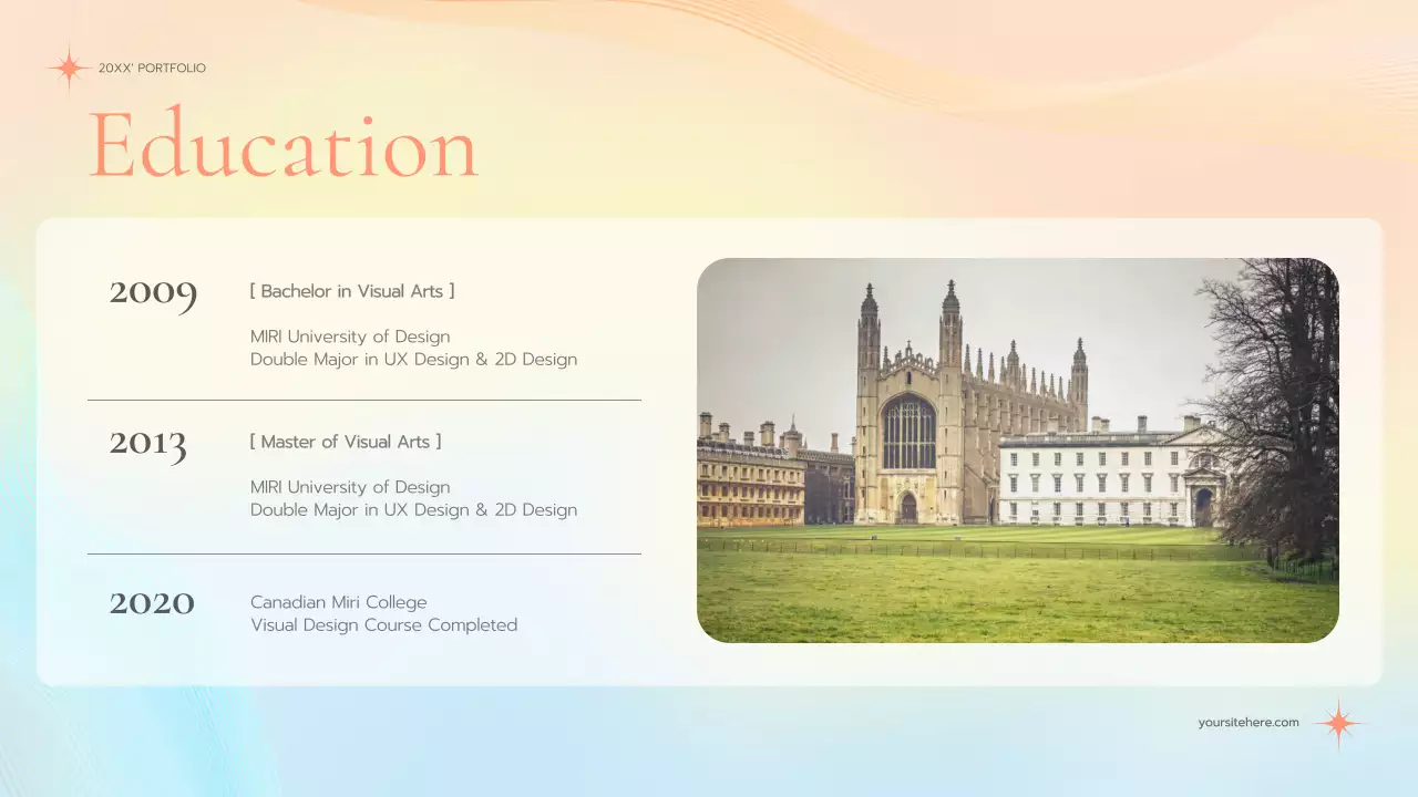 Pastel Elegant Marketing Portfolio Presentation