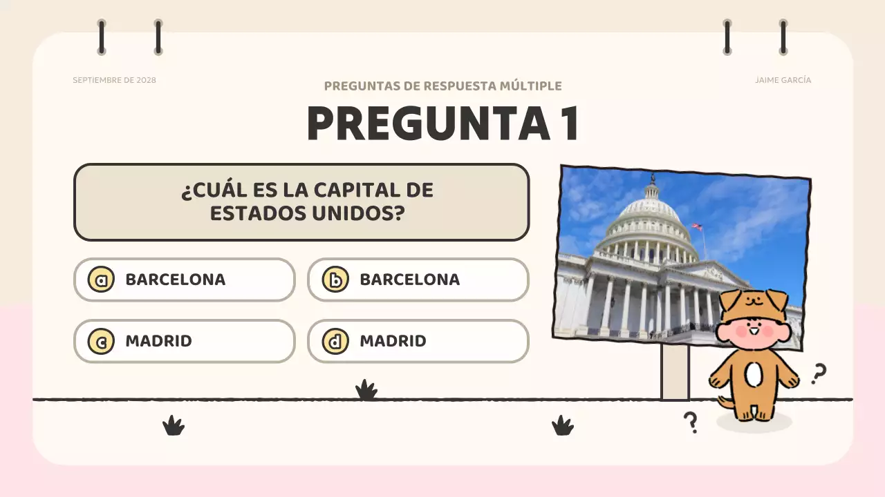 material beige para concursos de animación