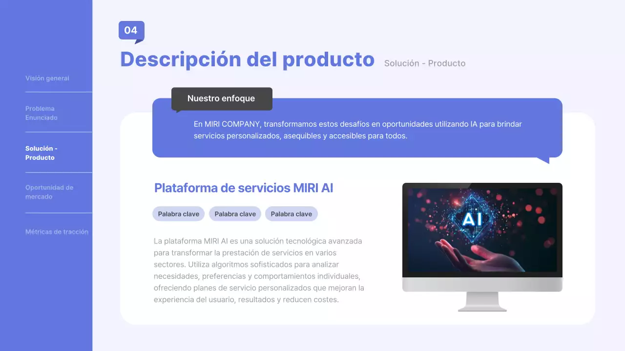 blue professional business pitch