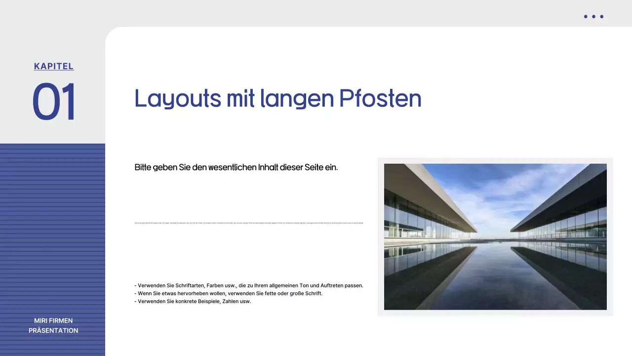 Vorschlag mit einem einfachen blau gestreiften Hintergrund