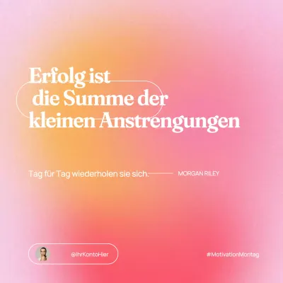 Rosa Minimal-Motivations-Ankündigung