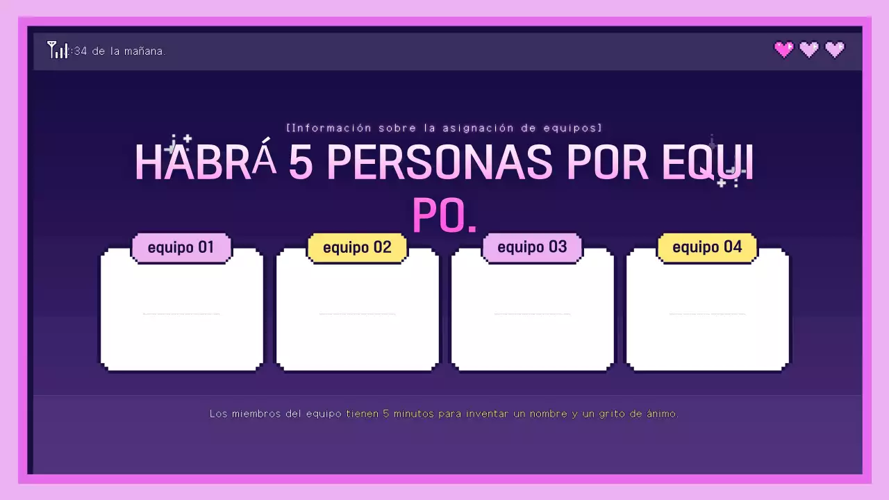 Guía de formación en el lugar de trabajo Pink Retro