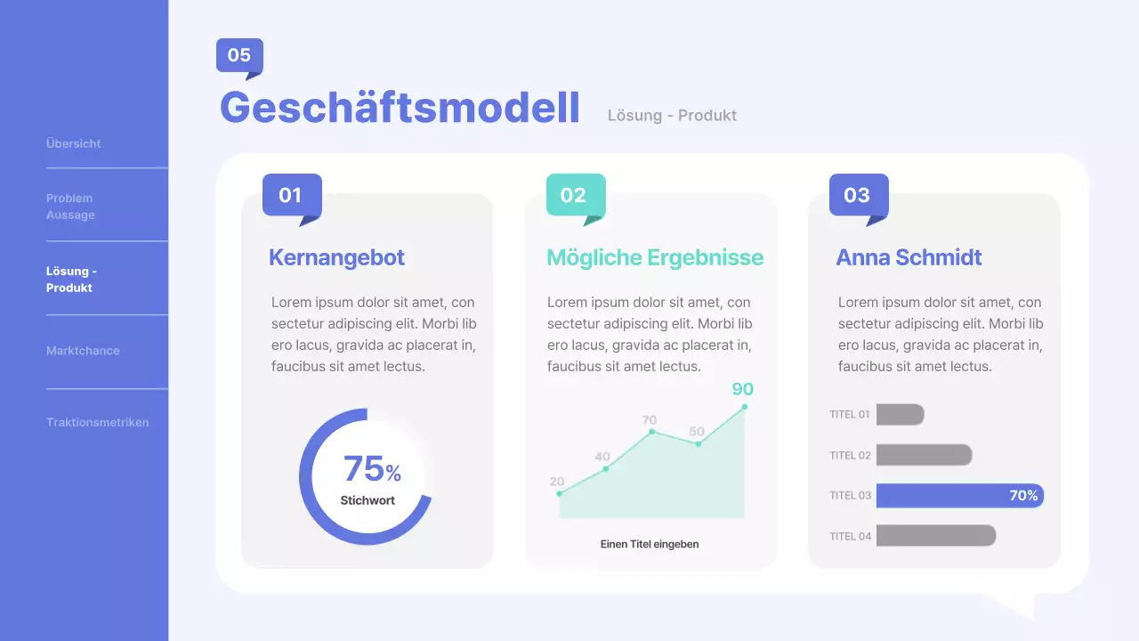 blue professional business pitch