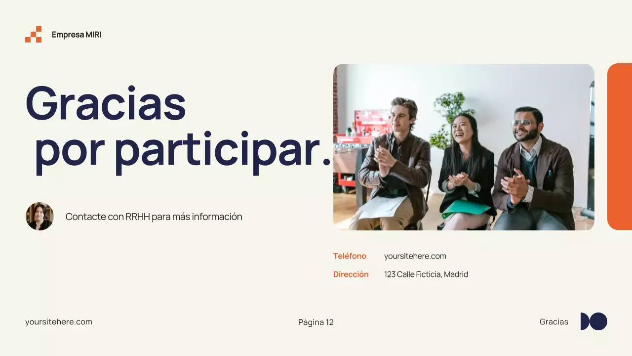 Guía moderna de incorporación de empleados en color beige