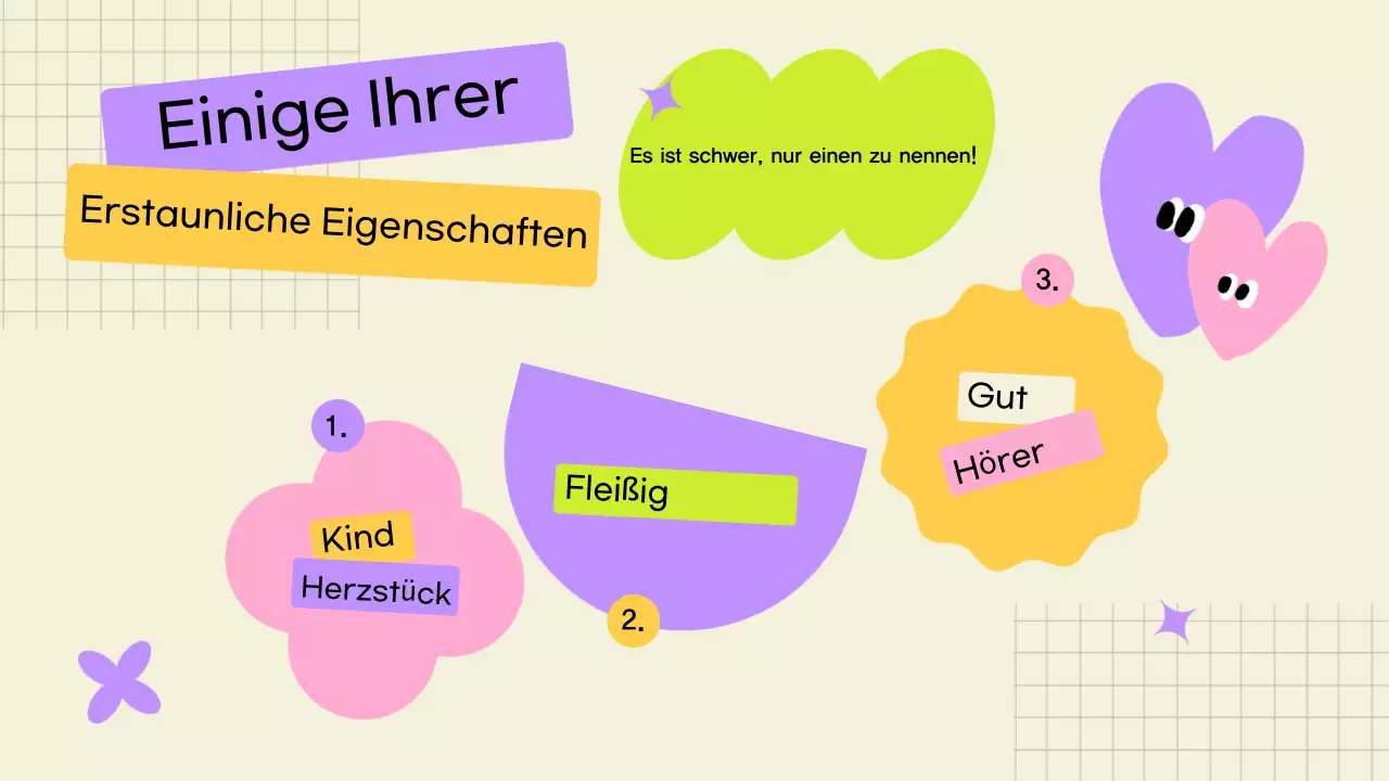 gelbe moderne Geburtstagskarte