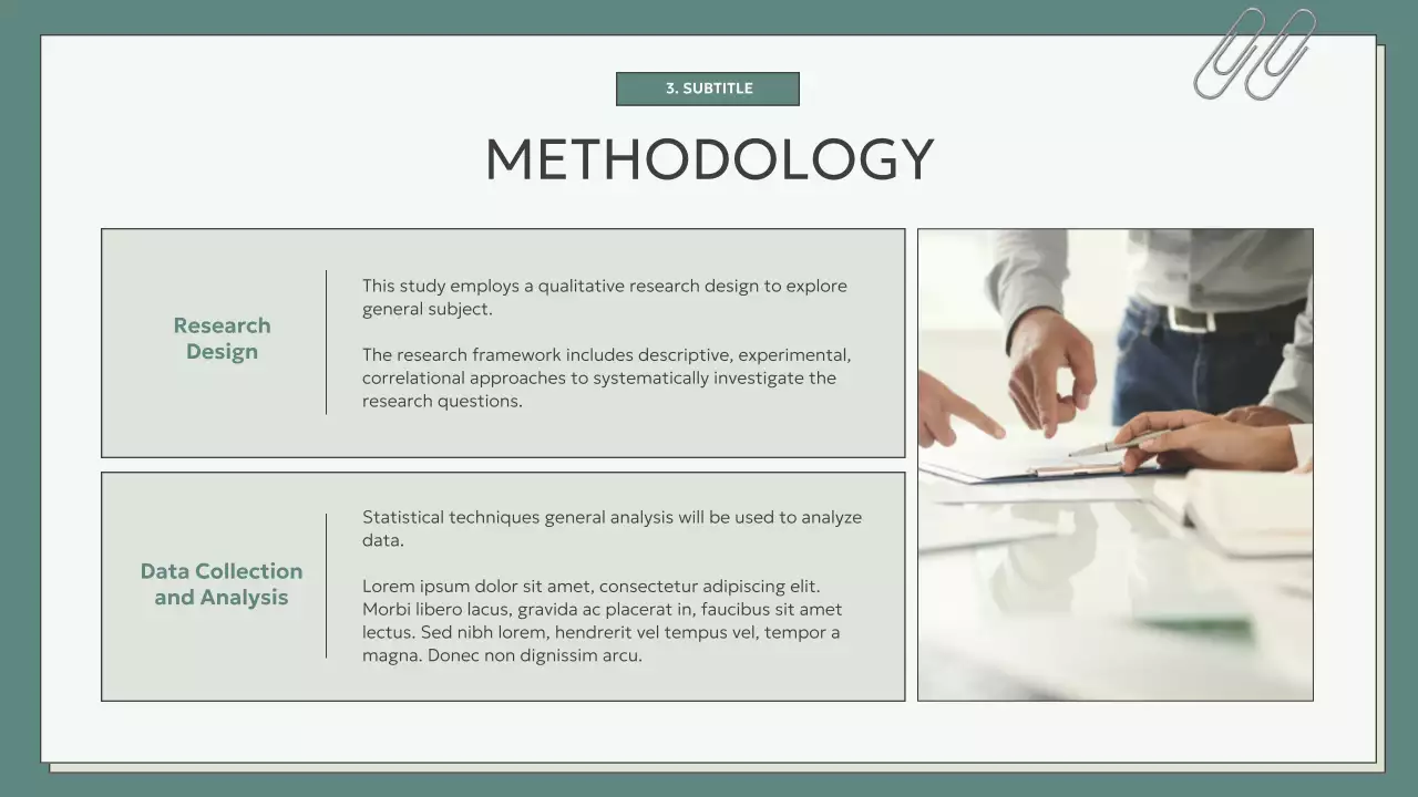 Mint Modern Thesis Presentation