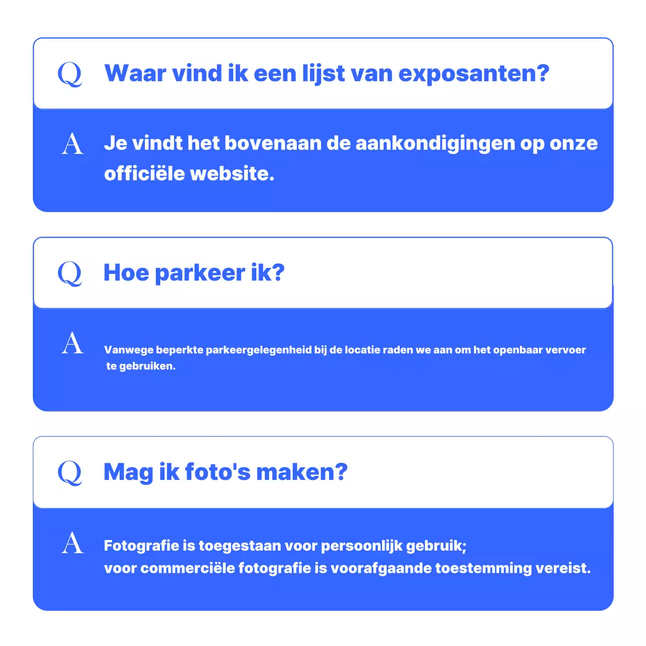 Blue Modern Informatiegids