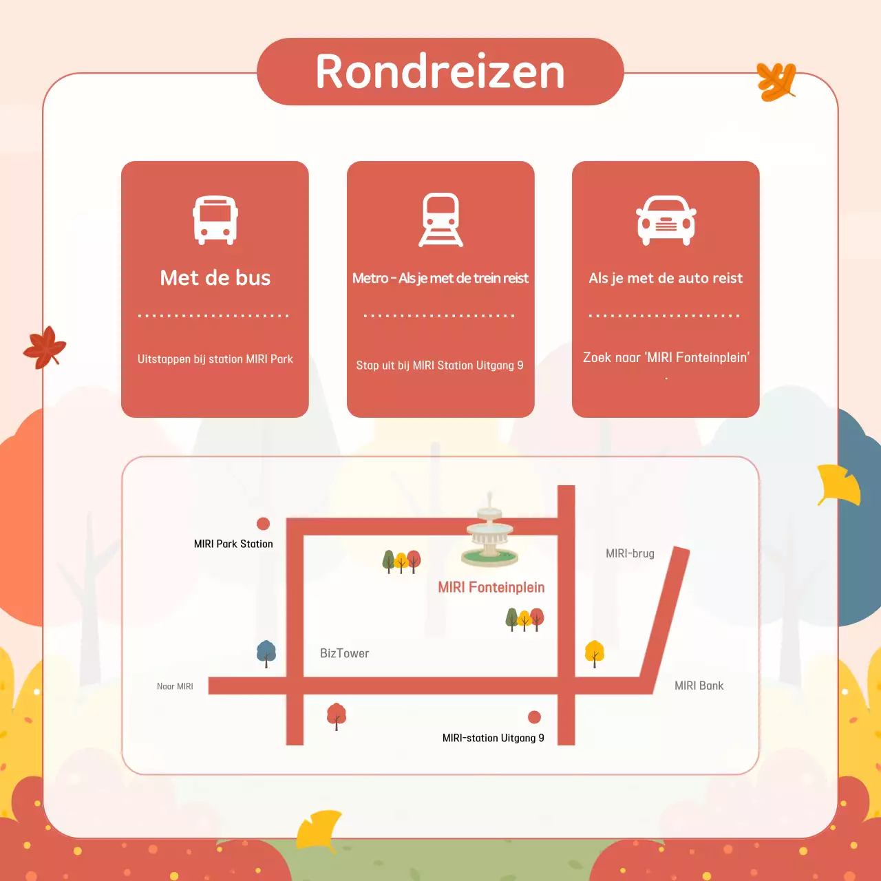 Promoot de roze en oranje festiviteiten