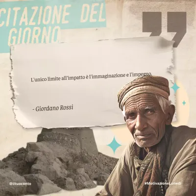 citazione di figura motivazionale vintage beige