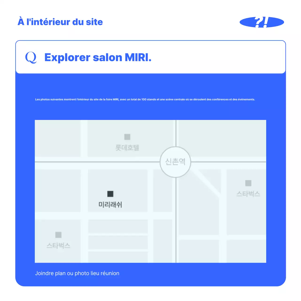 Guide de diffusion de l'information Blue Modern