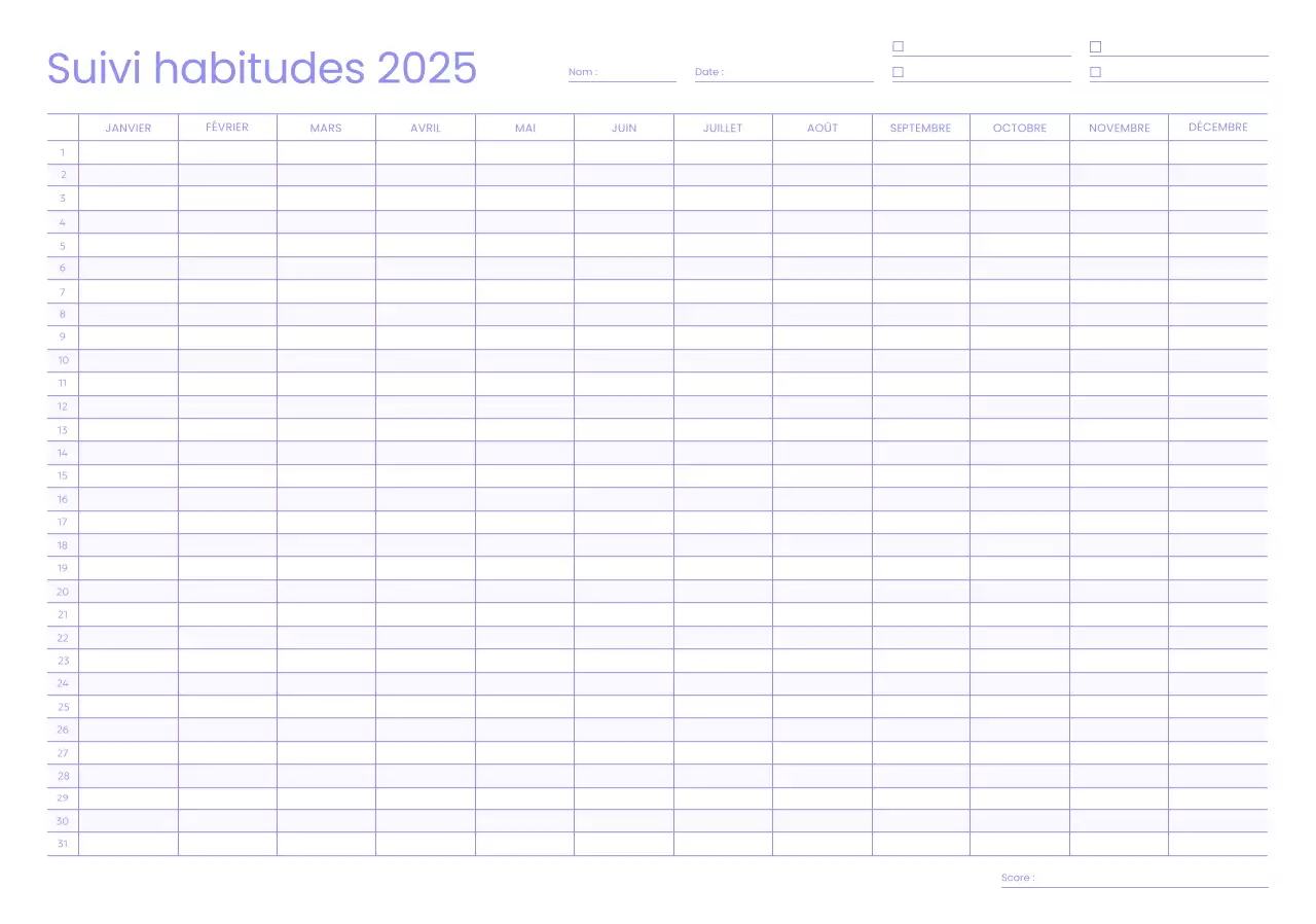 Pink Baby Calendrier anniversaire simple de 365 jours