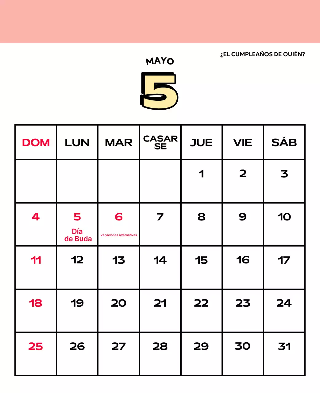 Coloridos calendarios con diversas ilustraciones retro