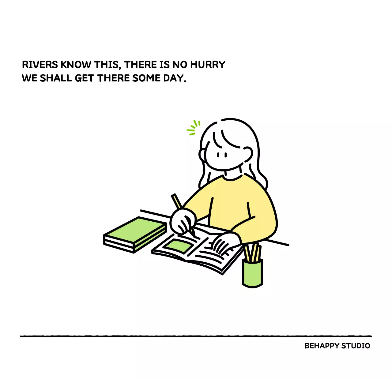 可愛らしい禅風イラストカレンダーカレンダー