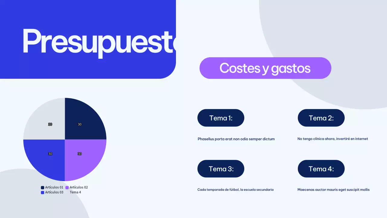 Presentación del Plan de Marketing Blue Modern