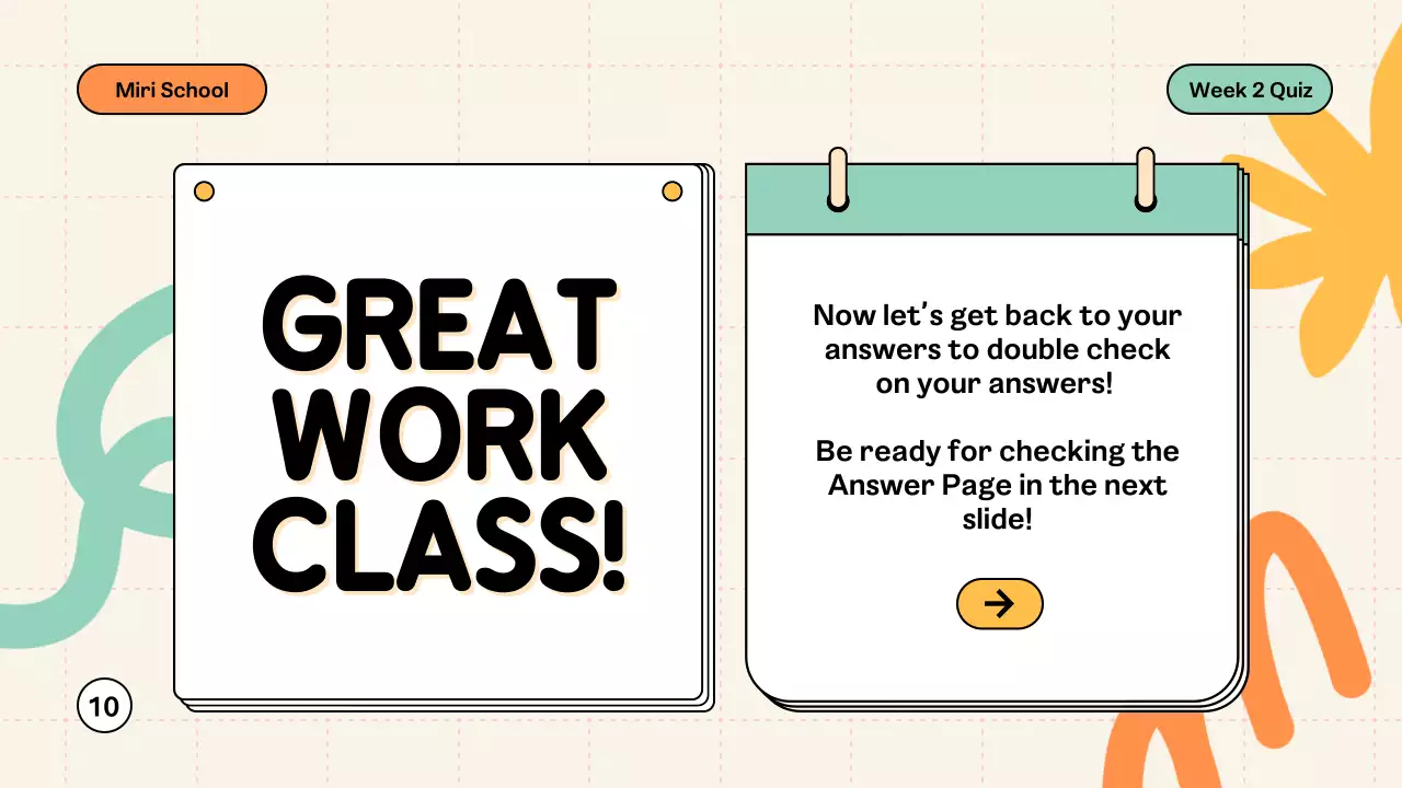 Colorful Modern Quiz Announcement Presentation