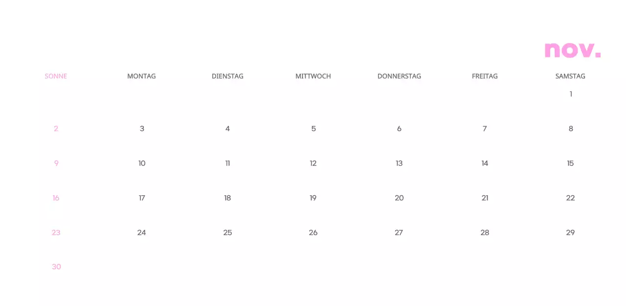 Geschäftskalender mit niedlichen Illustrationen