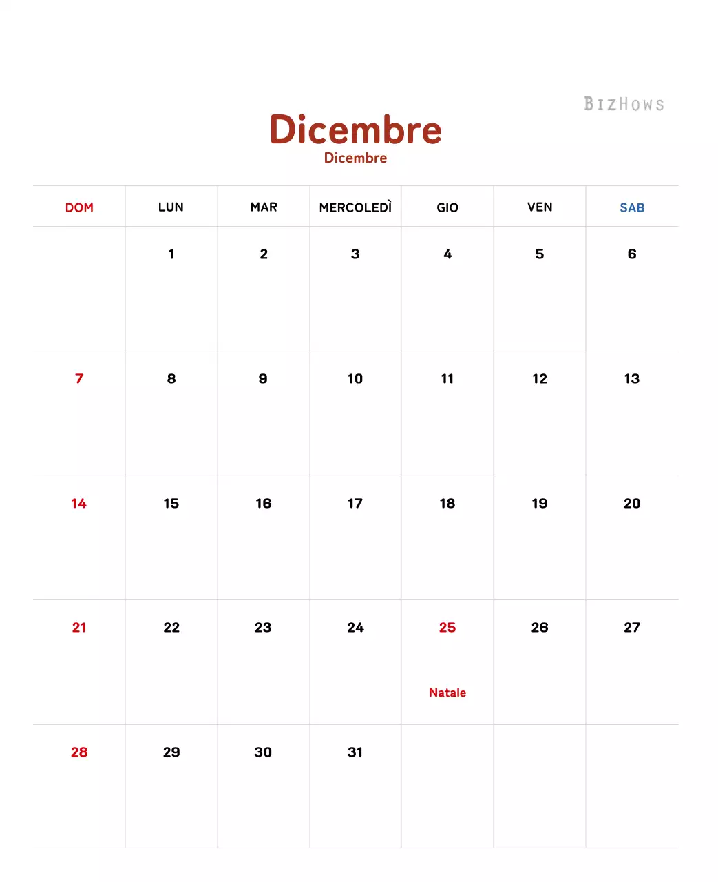 Calendario di Capodanno con una calda illustrazione