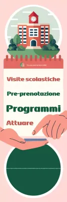 Promozione scolastica semplice rosa