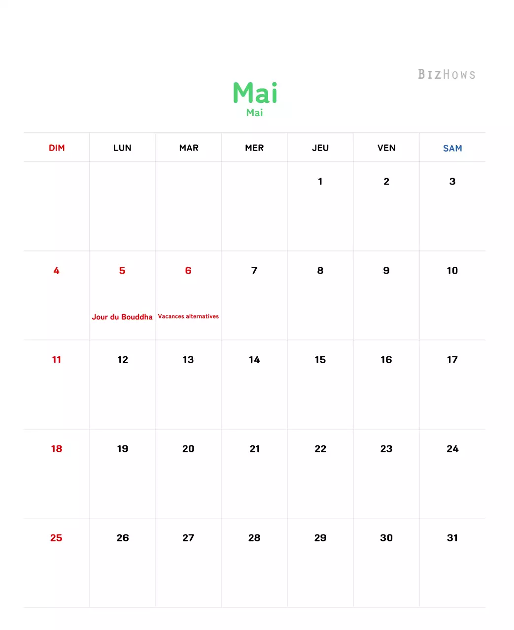 Calendrier du Nouvel An avec illustrations chaleureuses