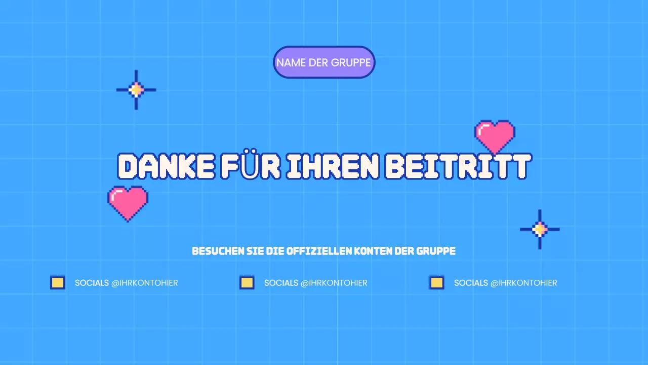 Präsentation zur Ankündigung der blauen spielerischen Mitgliedschaft