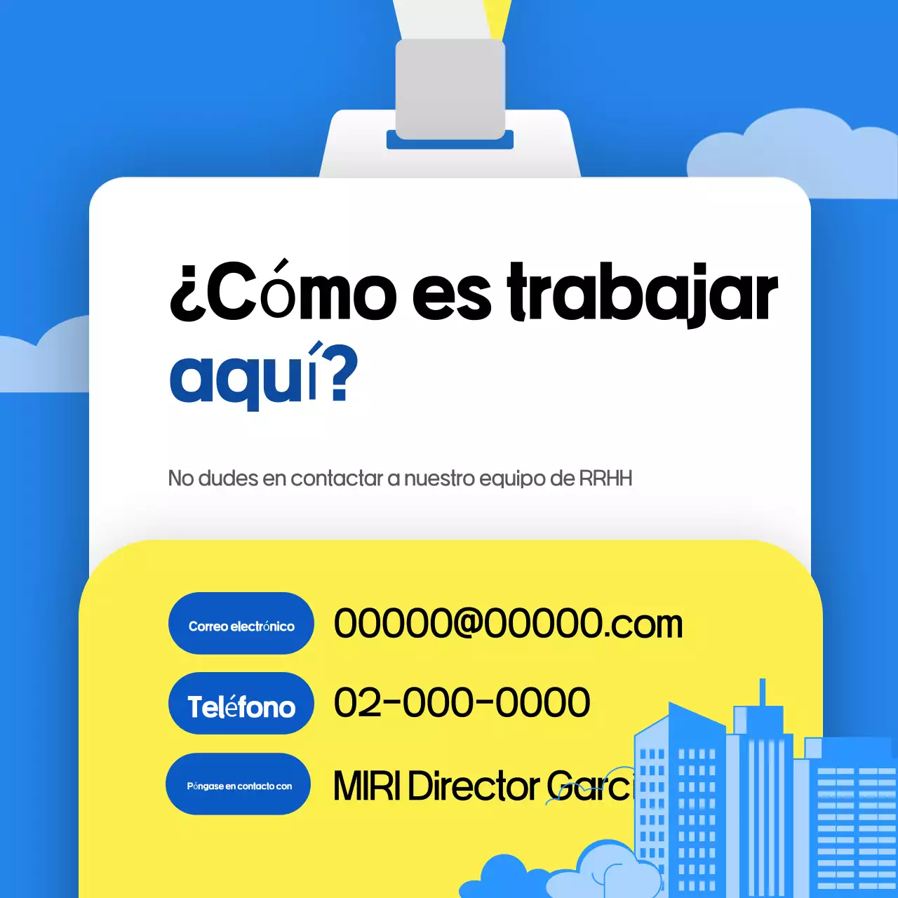 Blue Modern Workplace Manners Recursos de formación