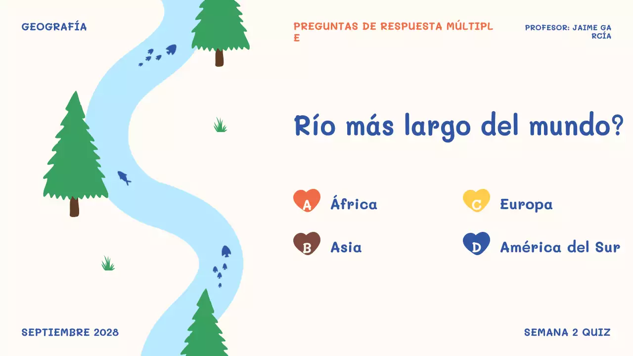 orange playful school event quiz time presentation