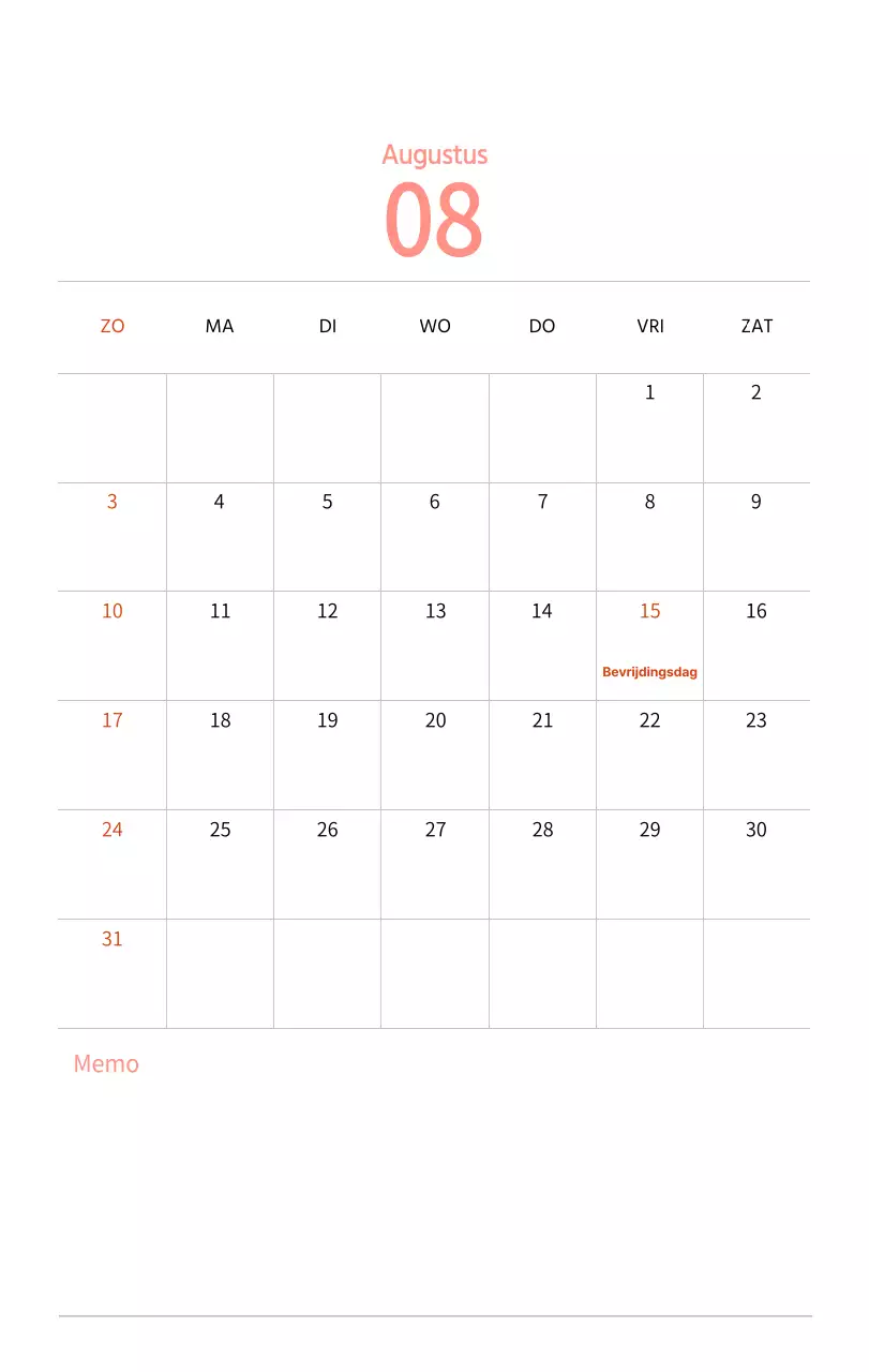 Nieuwjaarskalender met een warme geïllustreerde uitstraling