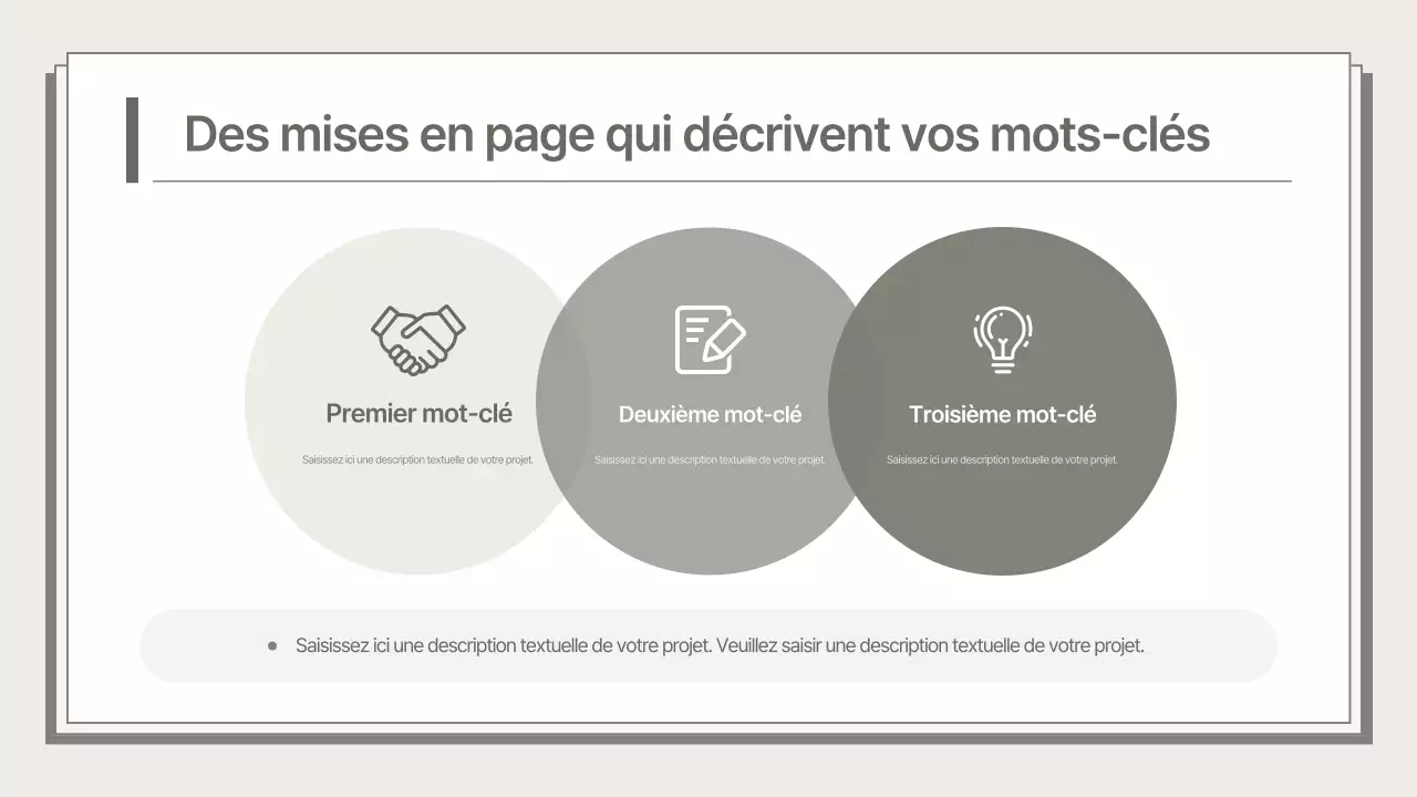 Un plan d'entreprise beige et épuré