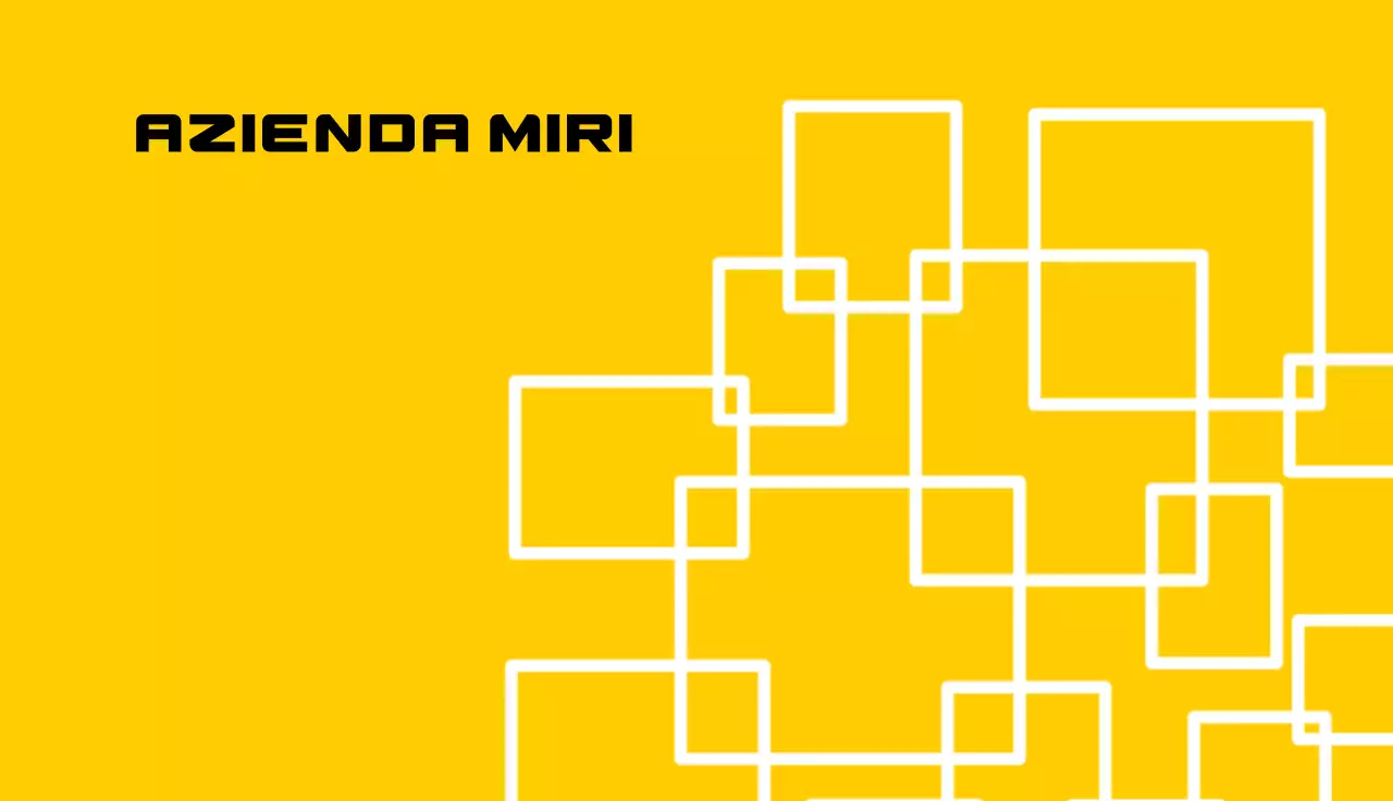 biglietto da visita giallo moderno