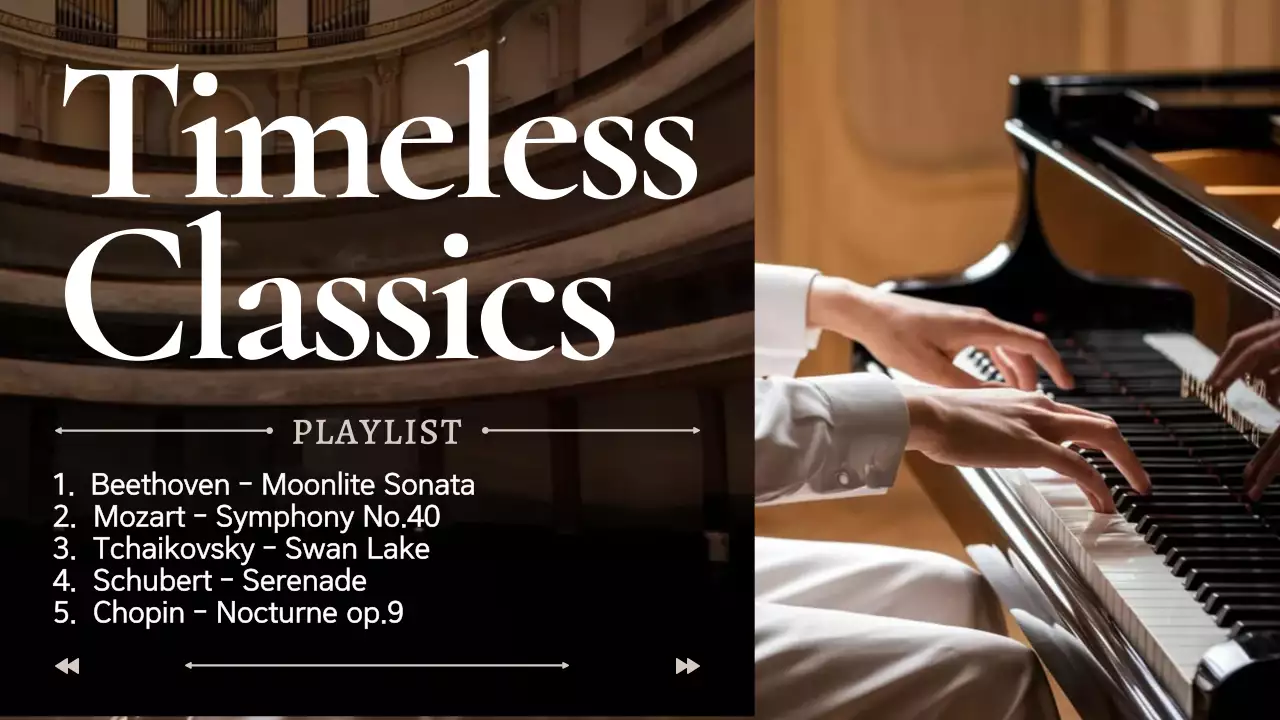 Beige Classic Music Playlist YouTube Thumbnail