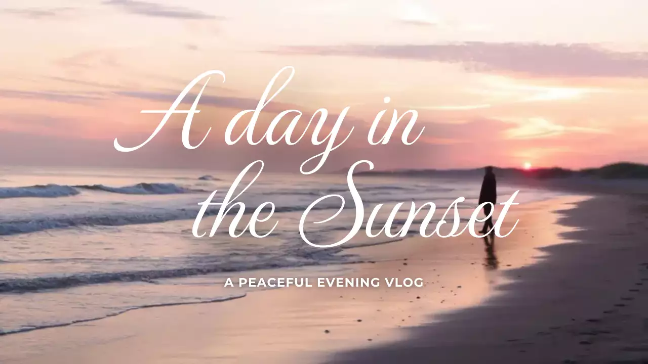 Vlog Matahari Terbenam Estetis Berwarna Pink Gambar Mini YouTube