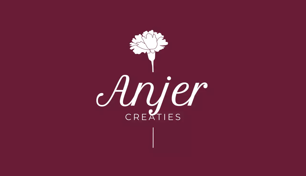 roze elegante bloemistenkaart