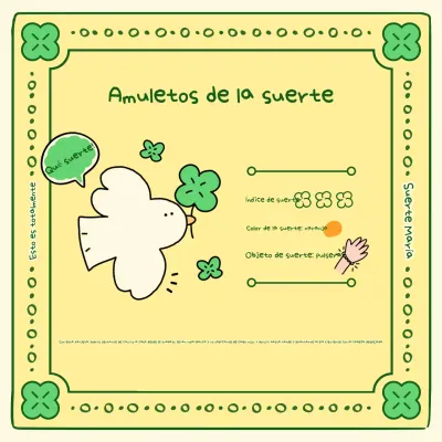 Amuletos de la suerte amarillos