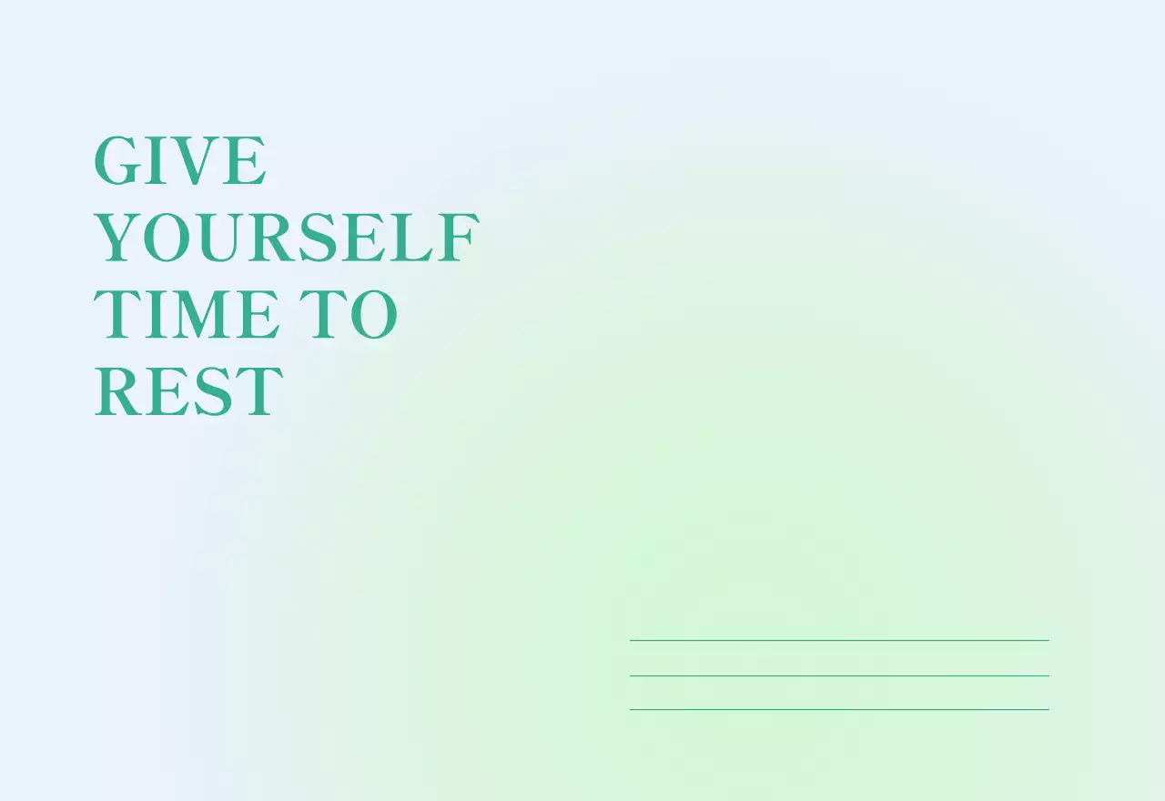 グラデーションミニマルカレンダーカレンダー