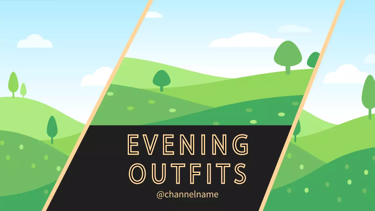 Gold Elegant Fashion Promotion YouTube Thumbnail