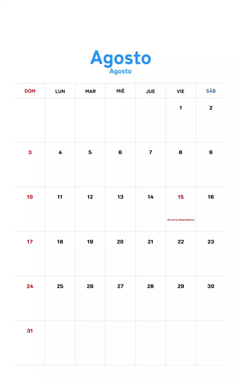 Calendario de Año Nuevo con cálidas ilustraciones
