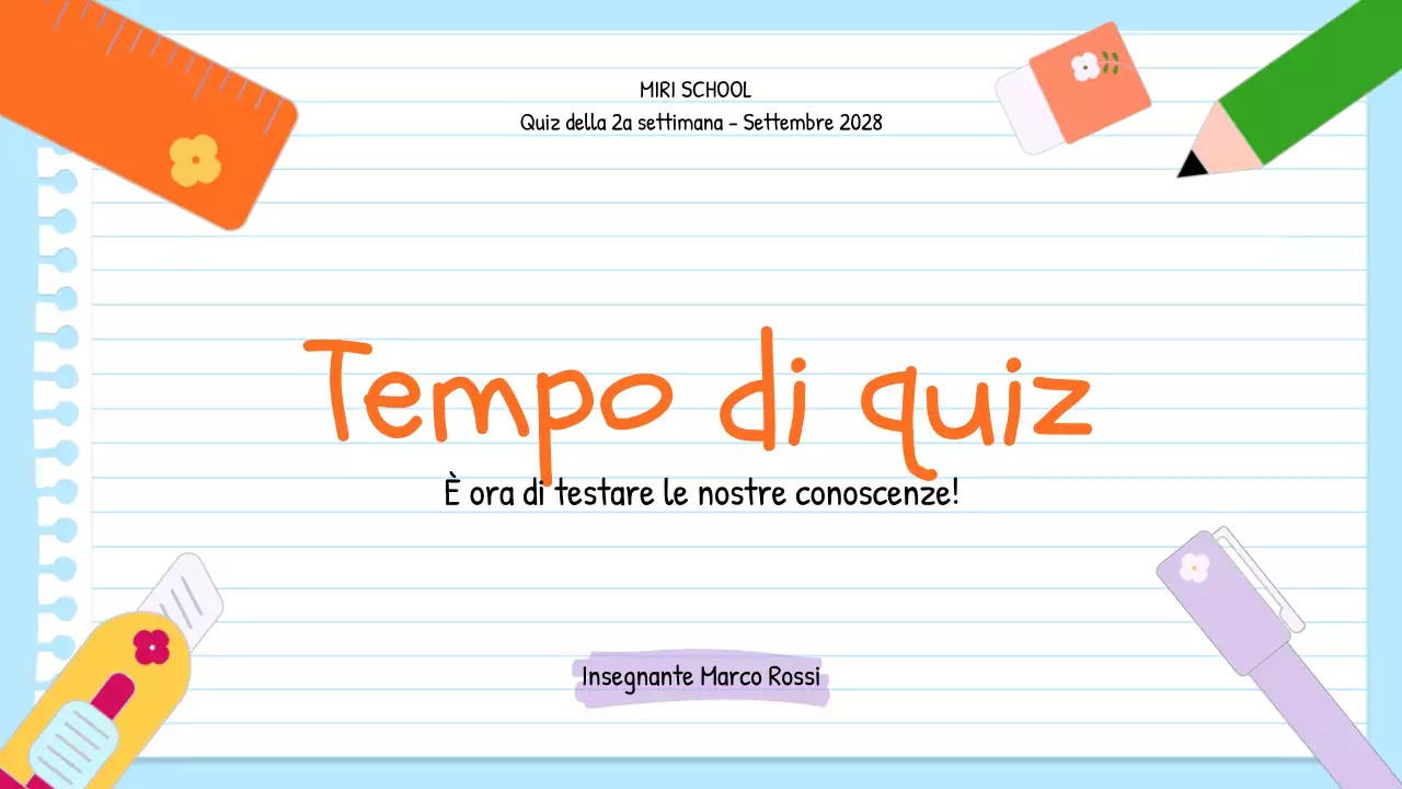 Quiz di scienze