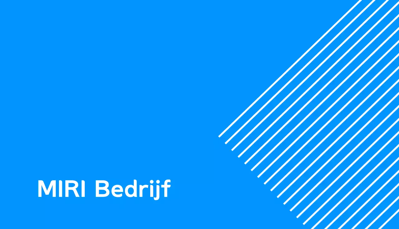 blauw modern visitekaartje