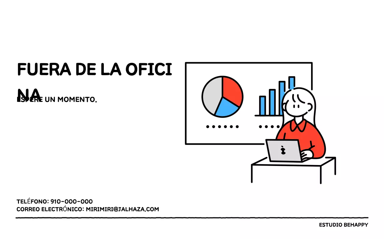 Calendario ilustrado con un bonito estilo de líneas