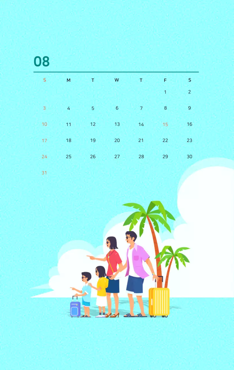 Veelkleurig familie-illustratieconcept