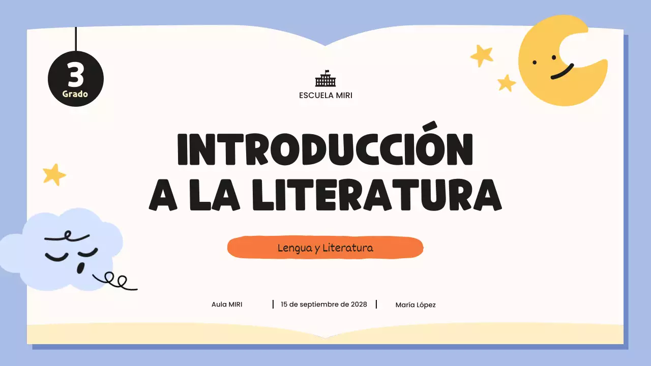 clase de literatura caprichosa azul