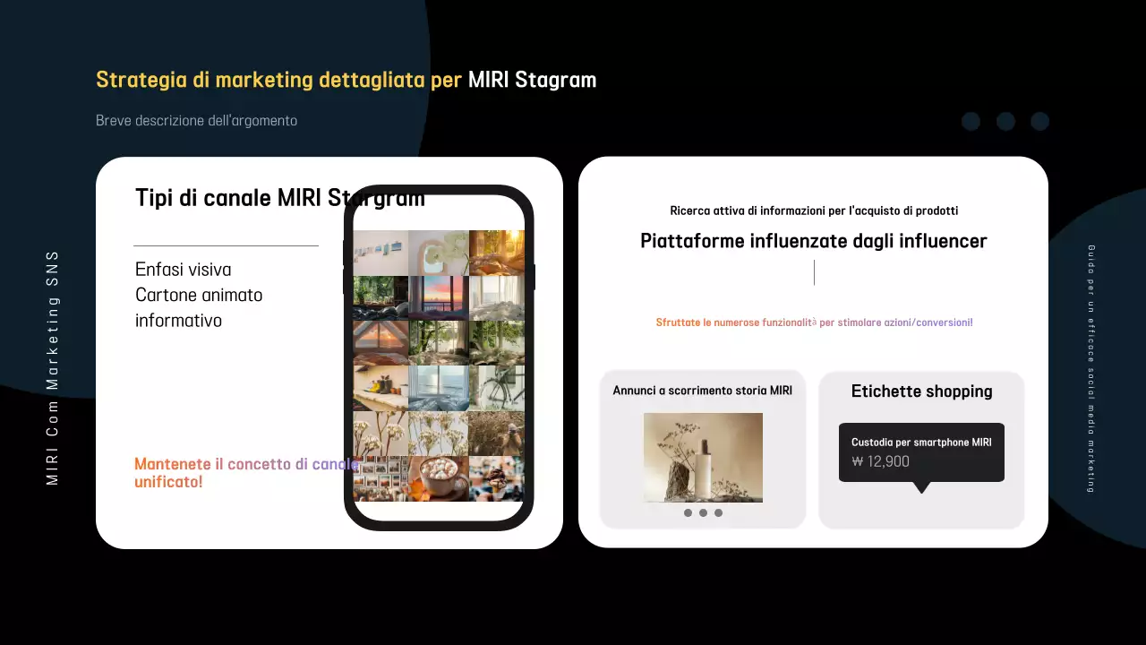 Promuovere la moderna guida al marketing del blu navy e dell'arcobaleno