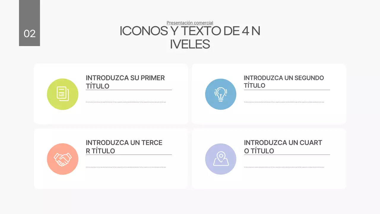 Un plan de empresa blanco y limpio