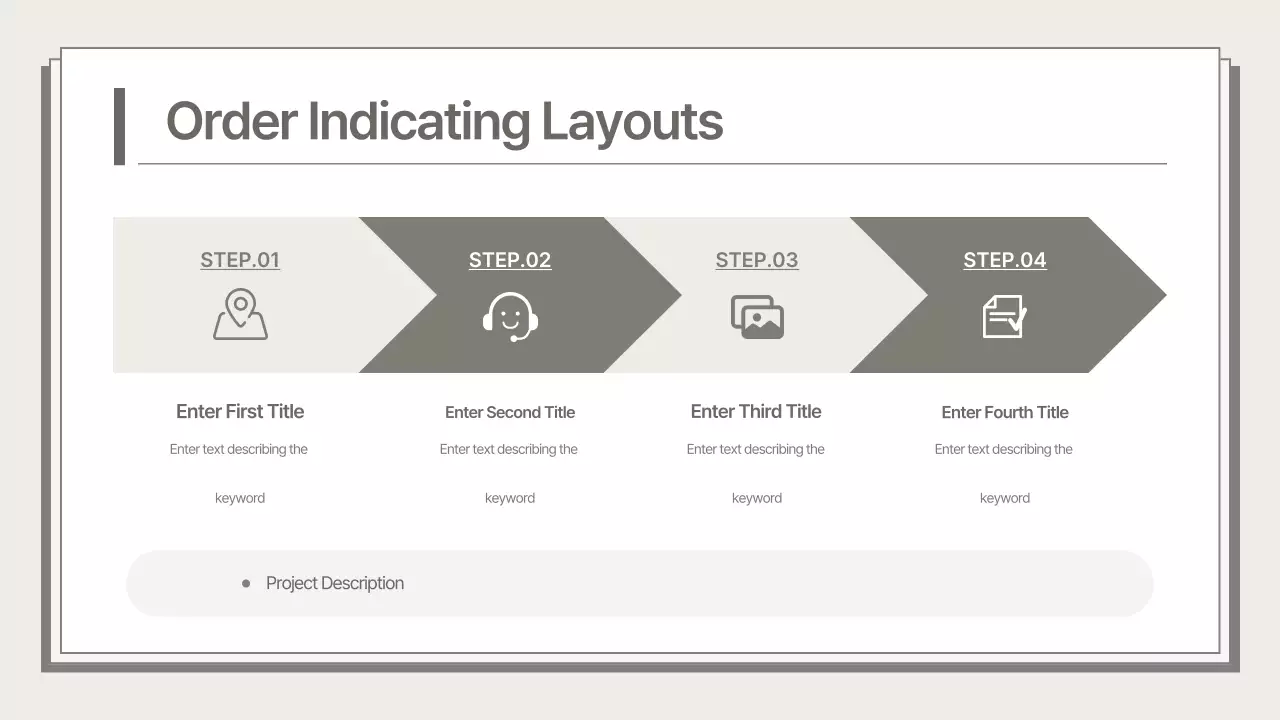 A clean, beige business plan