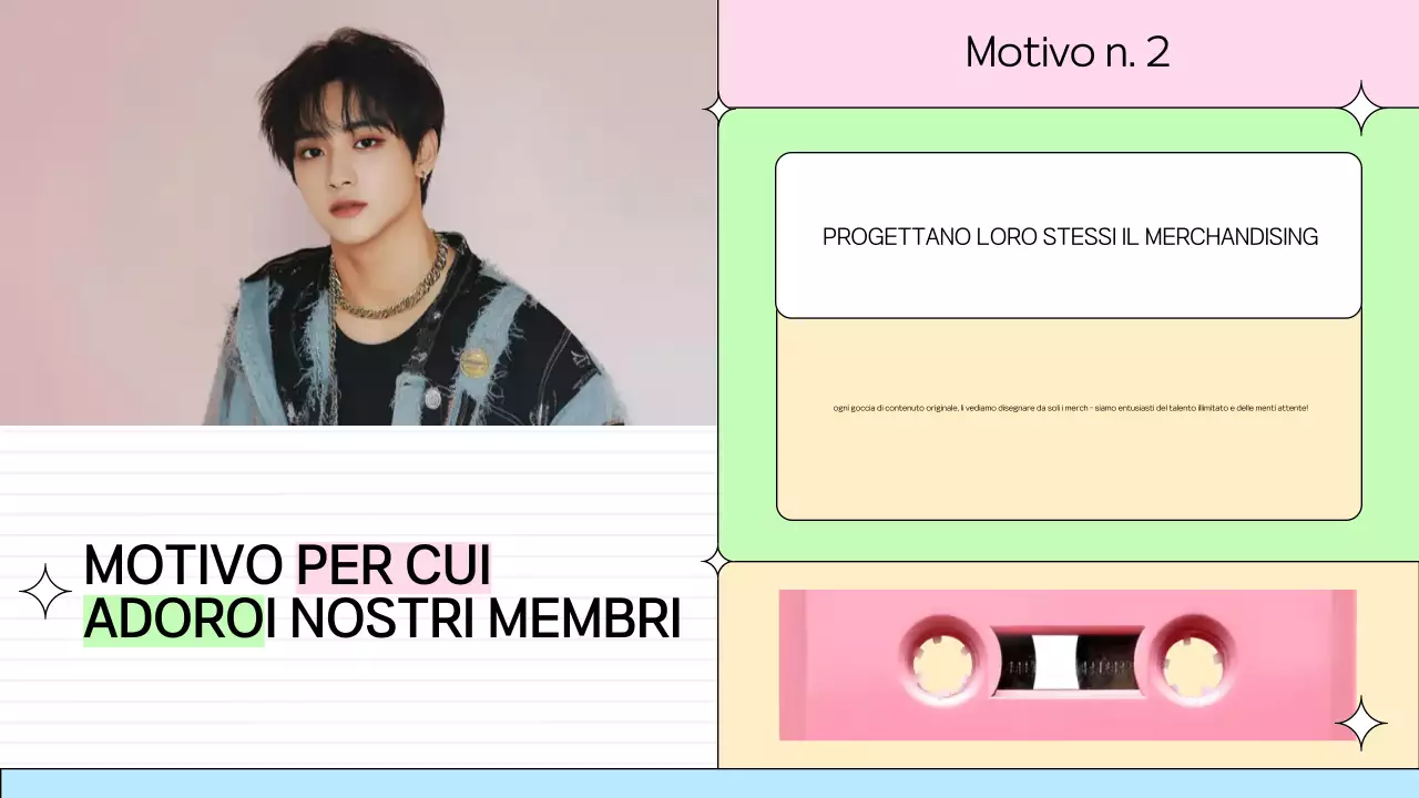 Promozione dei membri colorata e di tendenza