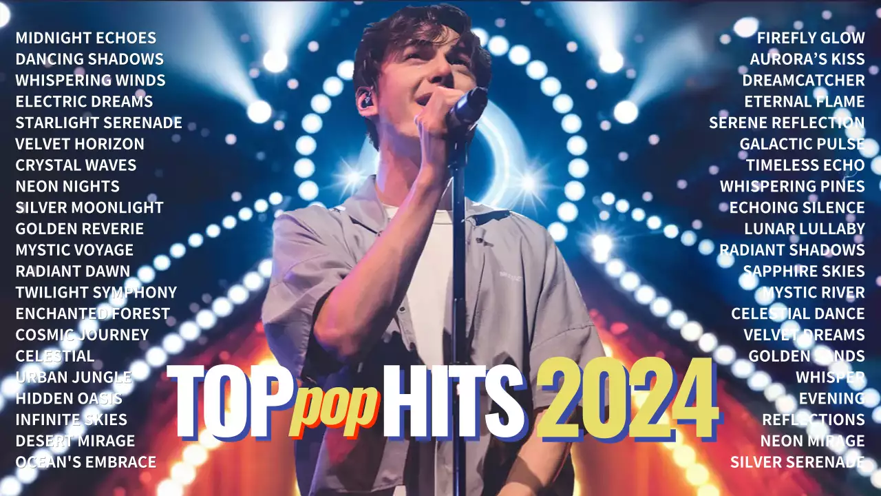 Blue Pop Music Playlist YouTube Thumbnail