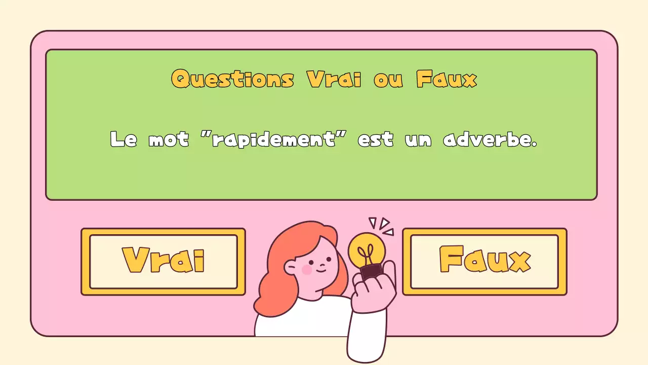 Mise en page ludique d'un quiz pour l'école primaire