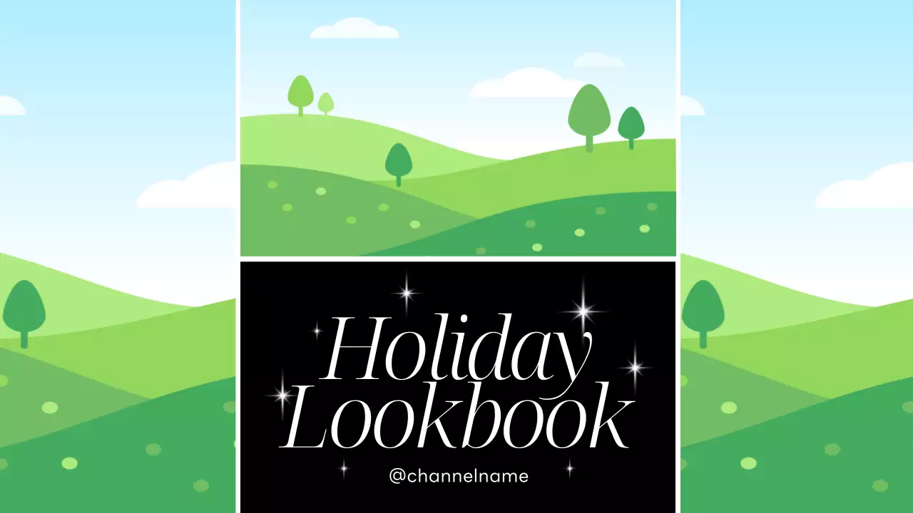 Red Trendy Holiday Guide YouTube Thumbnail