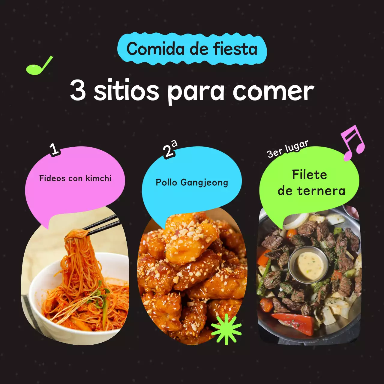 Guía de festivales de color negro