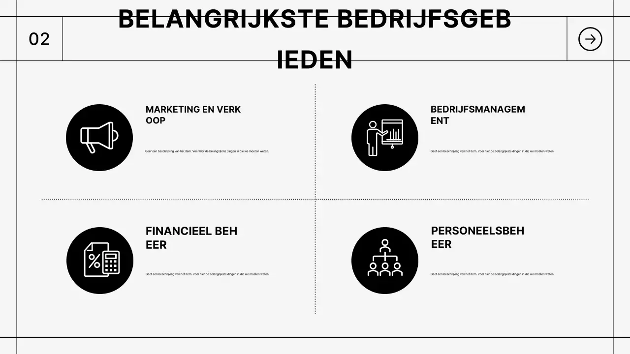 Zwart Eenvoudig Rapport Beschrijving